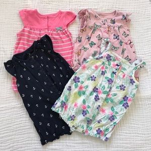 Lot of cotton Summer rompers