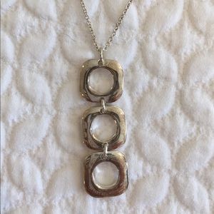 Tiffany & Co Triple Cushion Drop Necklace