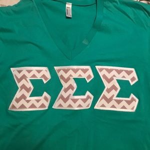 Tri Sigma Letter Shirt