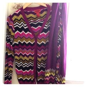 Missoni for Target sweater and scarf XL
