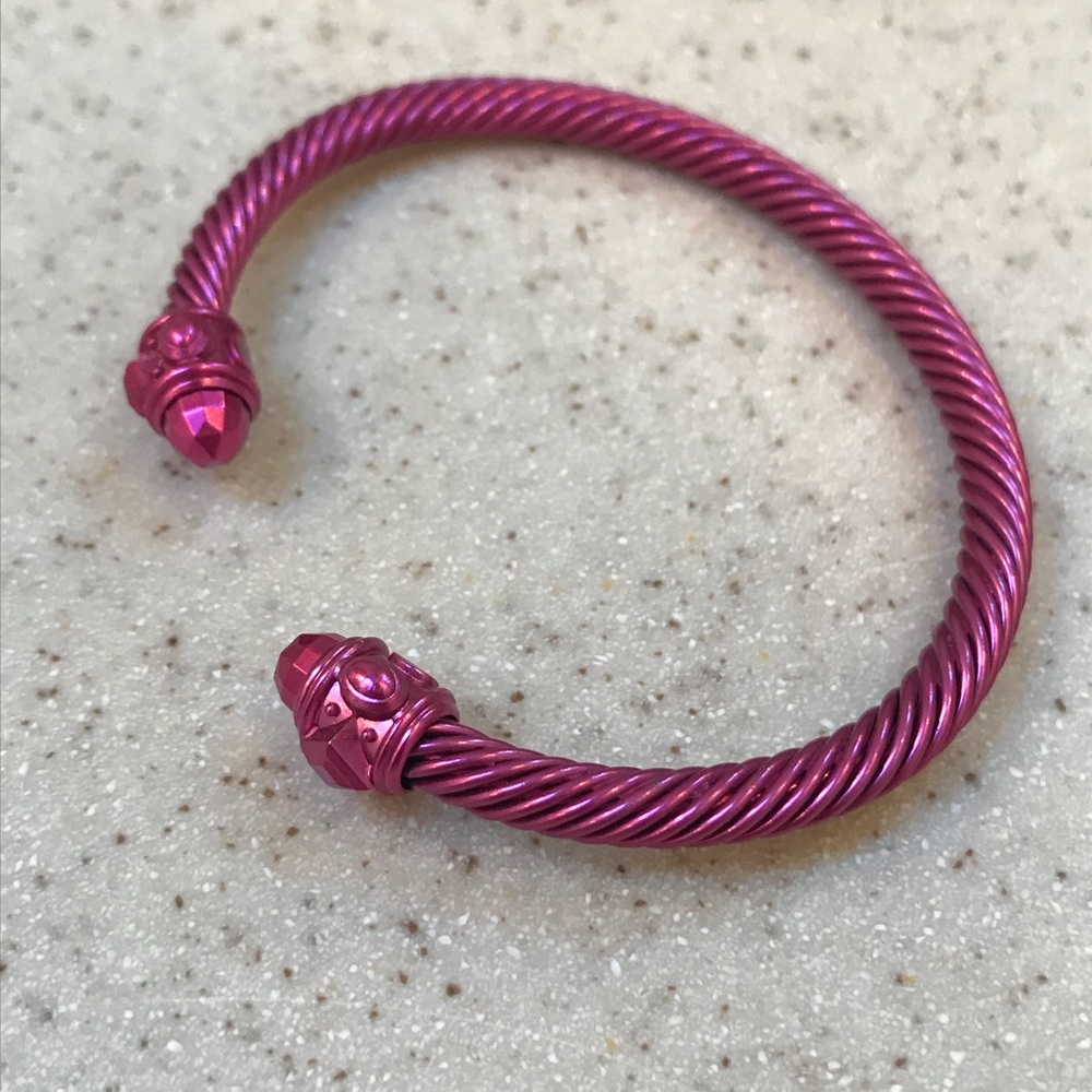 LMT EDT. PINK ALUMINUM DAVID YURMAN BRACELET