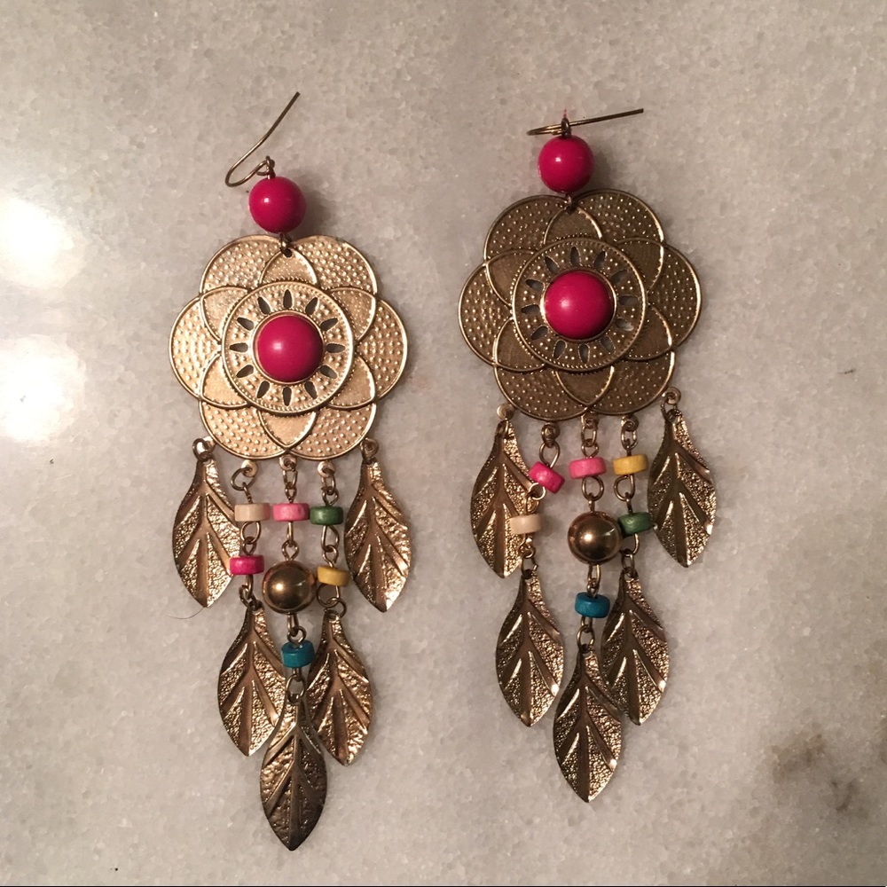 Flower Dangle Earrings 🌸