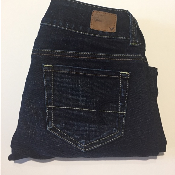 AEO Low Rise Stretch Artist Cropped Jeans - Picture 1 of 8