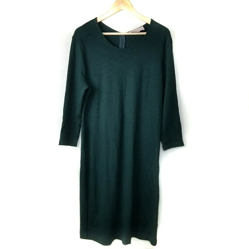 Philosophy Knee Length Hunter Green Dress Sz XL