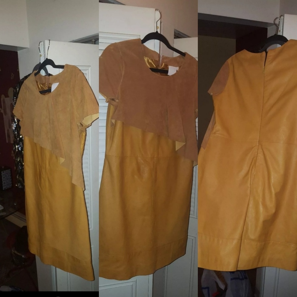 Asos leather dress