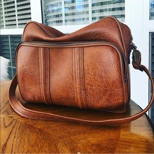 Vintage luggage- Genuine Leather