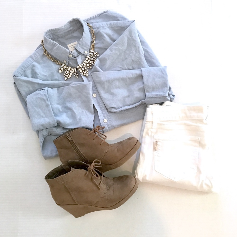 🎉HPx2 | basic cotton button-down