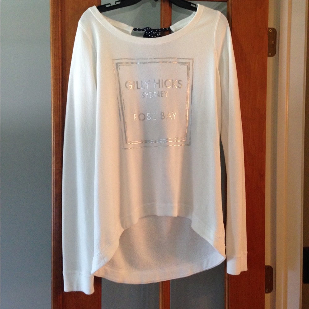 Gilly Hicks Open Back Sweatshirt