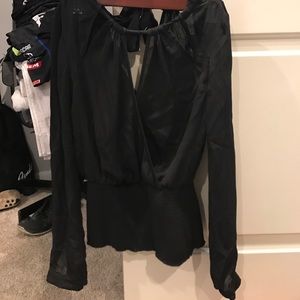 Black Bebe blouse
