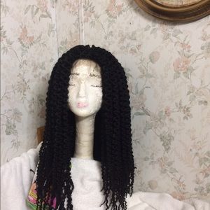 Lace blunt braided wig