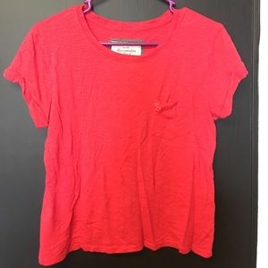red t shirt