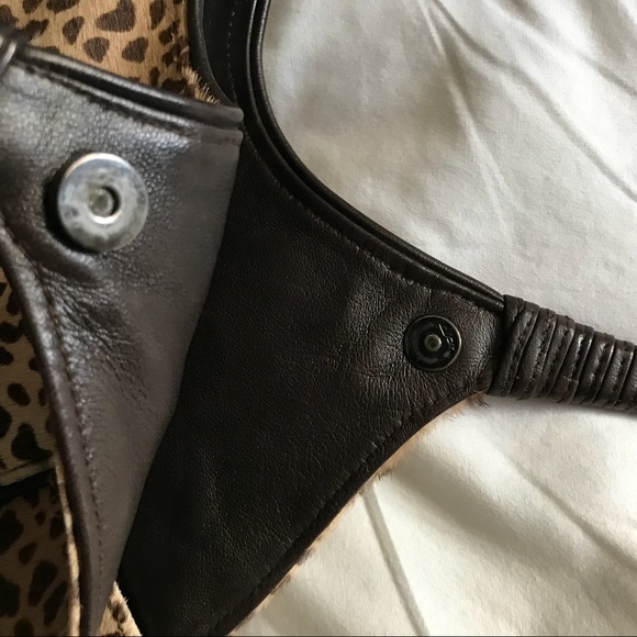 Philip Treacy Animal Print Cow Hide Bag - Picture 8 of 8