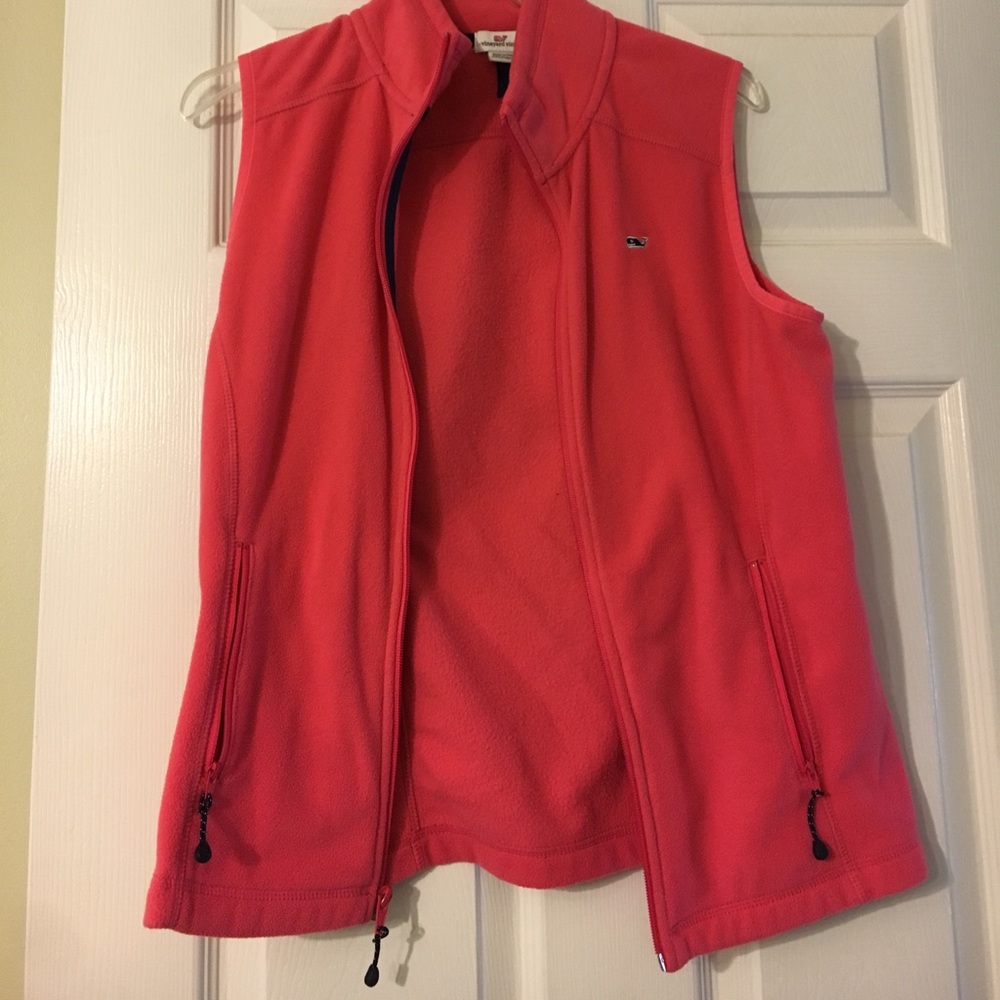 Pink Fleece Vinyard Vines Vest