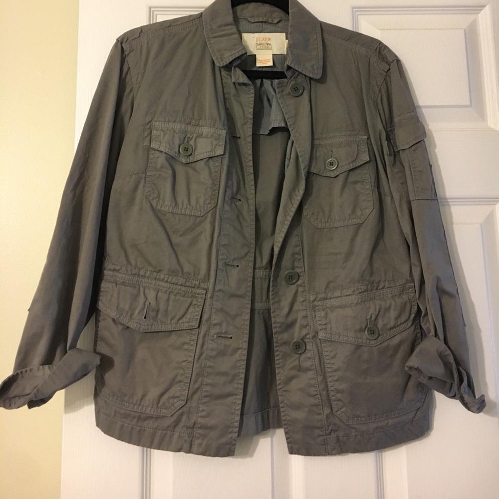 Grey jacket from Jcrew