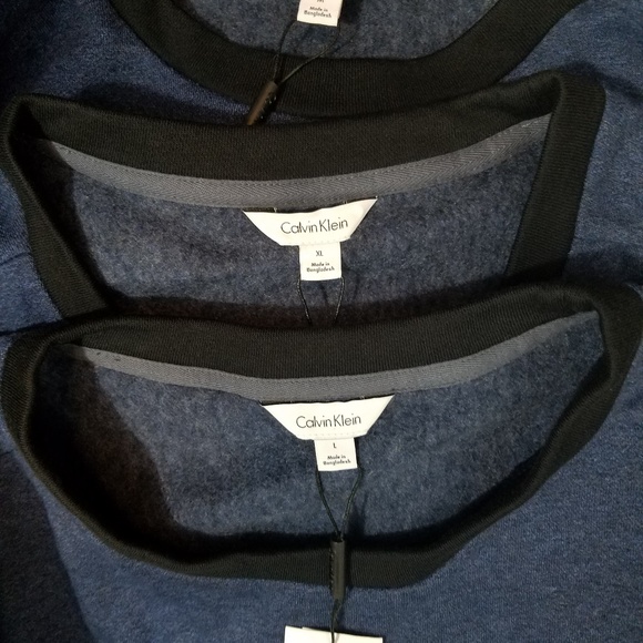 ⬇$69 Calvin Klein Sweater Men's Blue Black NWT - Picture 5 of 5