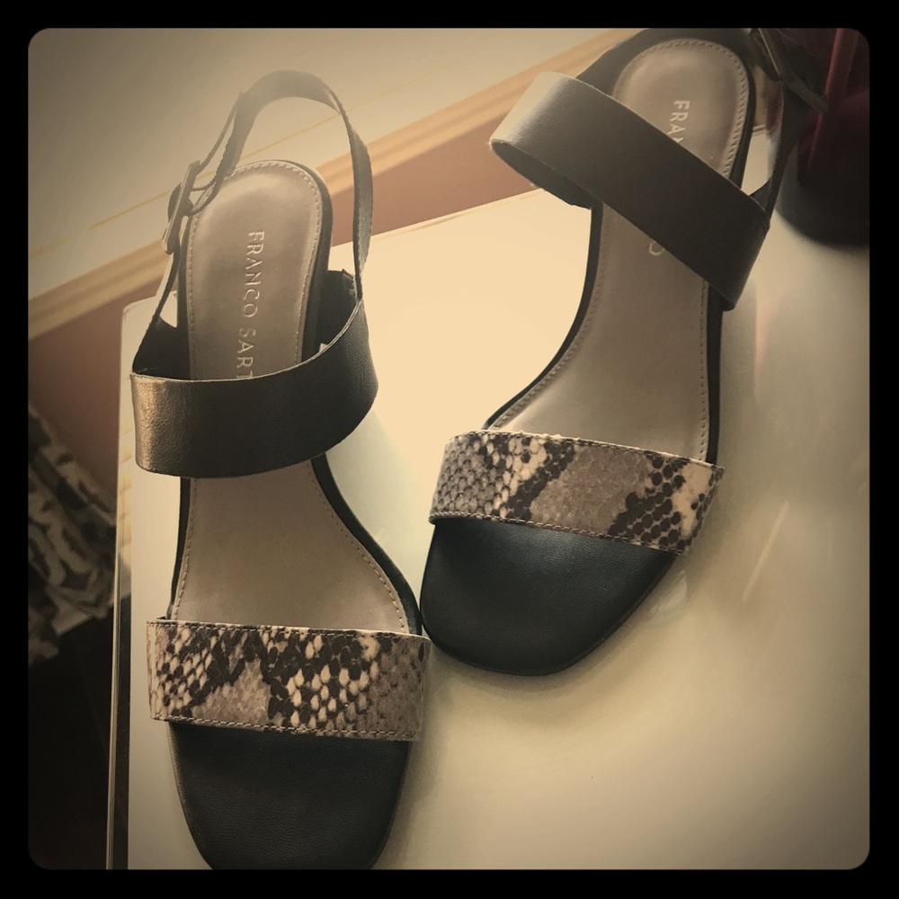 Franco Sarto Wedge Sandal Size 7