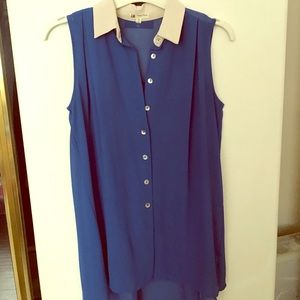 Cute blue Peter Pan top from for foreign exchange