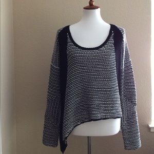 Helmut Lang Chunky Sweater Pullover Assymetrical