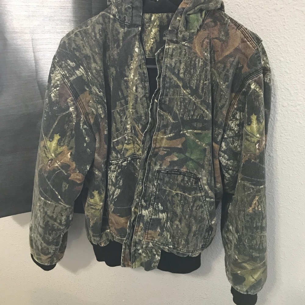 Camo Carhart material winter jacket