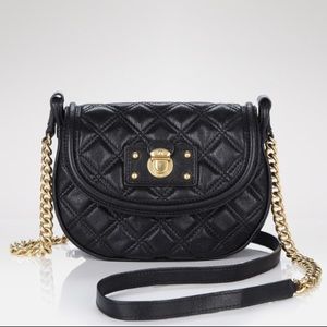 Marc Jacobs NoHo Cross Body Saddle Bag - Black Marc Jacobs NoHo Cross Body Saddle Bag - Black