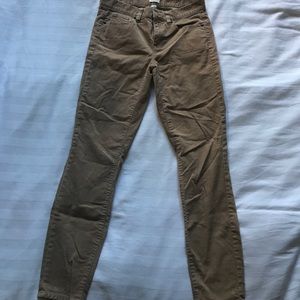 J crew tan corduroy pants