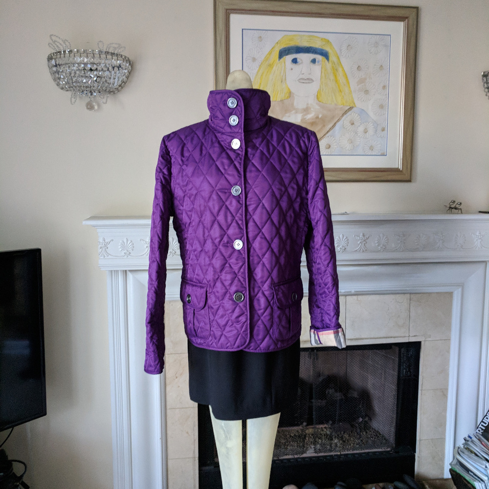 Burberry quilted jacket