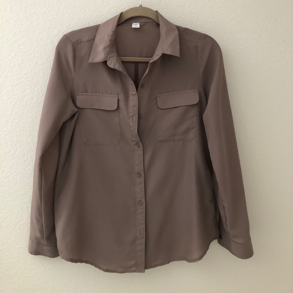Taupe blouse