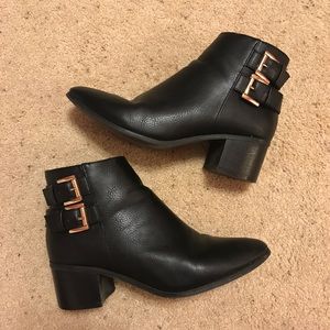 Pointy Toe Black Booties Pointy Toe Black Booties