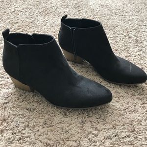 Brand new black booties