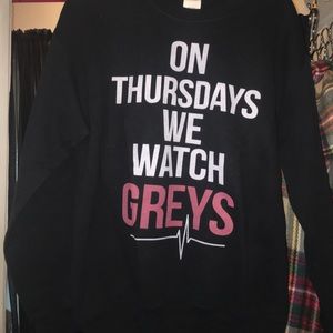 Greys Anatomy crew neck