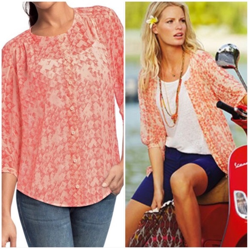 Cabi 100% Silk Blouse