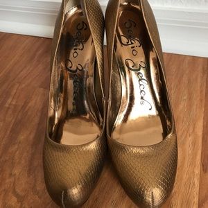 Sergio Zelcer Bronze Platform Pump