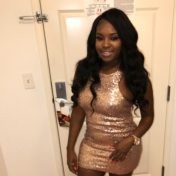 Rose gold dress - Picture 4 of 5