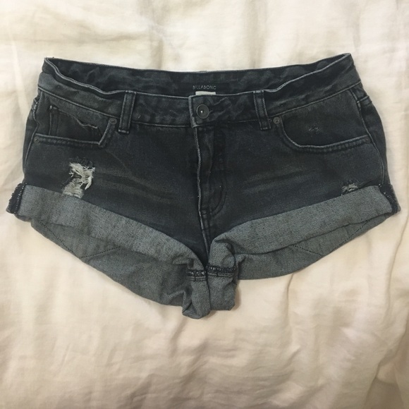 Billabong Poolside Distressed Jean Shorts - Picture 4 of 5