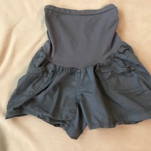 Motherhood maternity cotton shorts