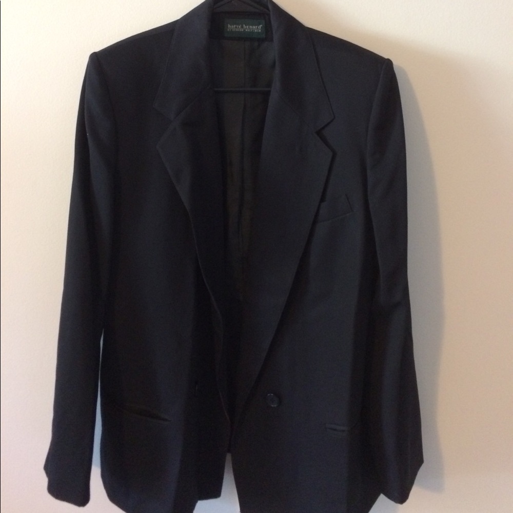 Harve Benard Black Womens Blazer