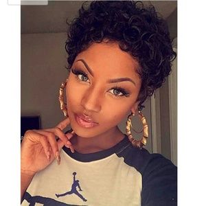 Aisi Hair Accessories Short Curly Black Wig Poshmark