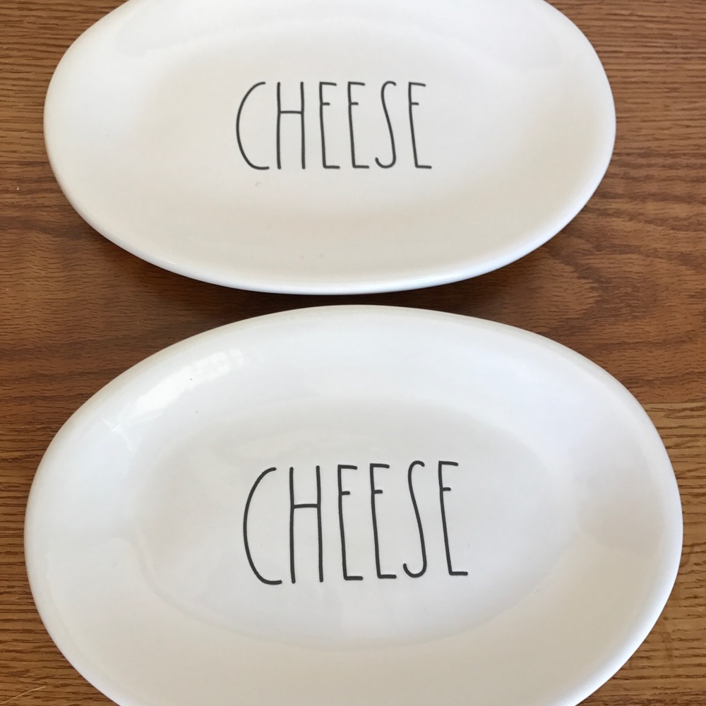 Rae Dunn Cheese oval set (2)