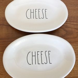 Rae Dunn Cheese oval set (2)