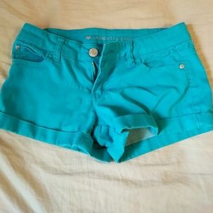 Blue shorts