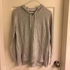 Athleta Hooded Sweater, Grey, Small