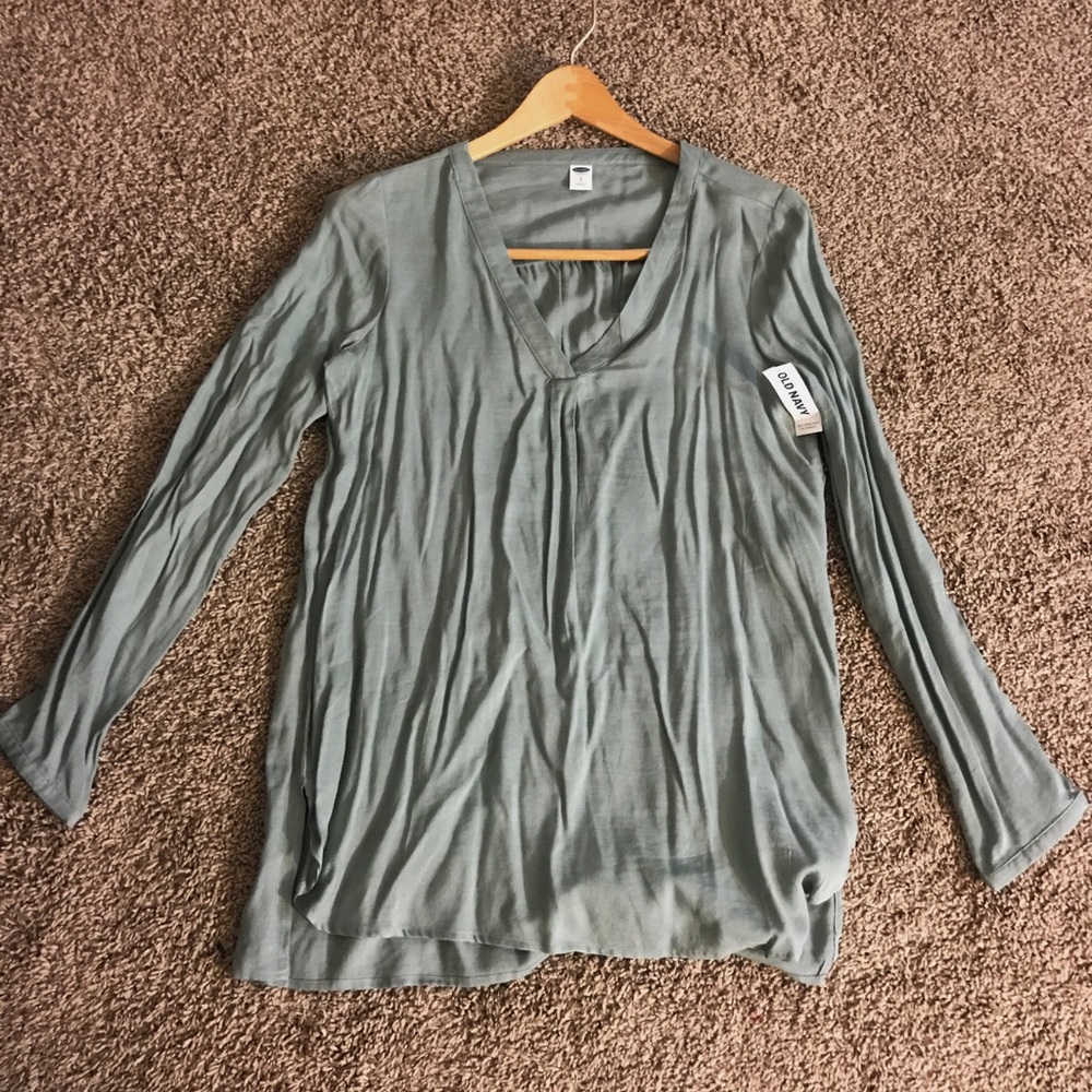 Brand New Old Navy Dusty Blue Blouse