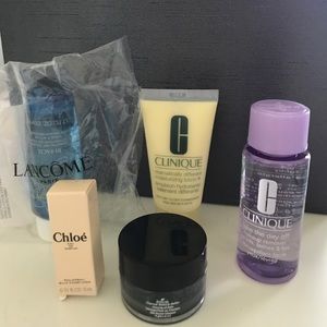 Lot of samples (Clinique, Lancôme, Boscia, Chloe)