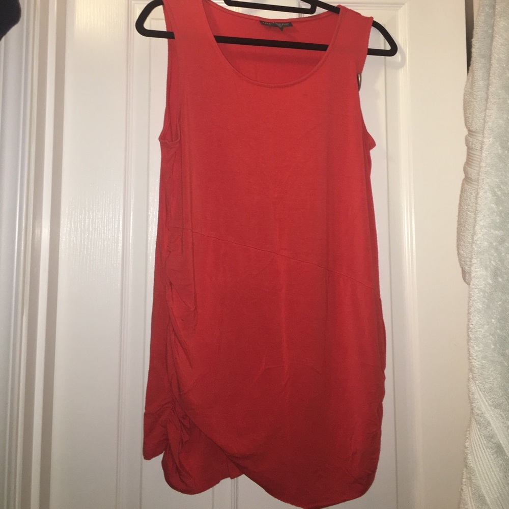 A Pea In The Pod Maternity tank, orange, L