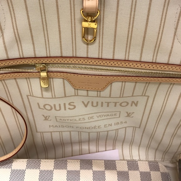 LV Neverfull MM in Damier Azur - Picture 4 of 4