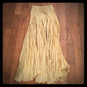Gauzy Gold Skirt