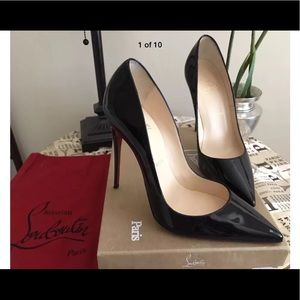 Authentic Christian Louboutin So Kate black 120mm