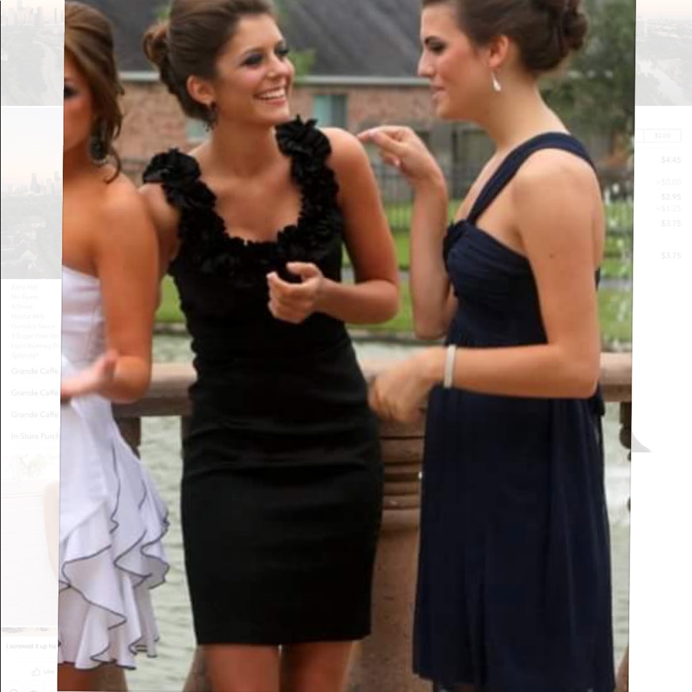 White house black market silk dress