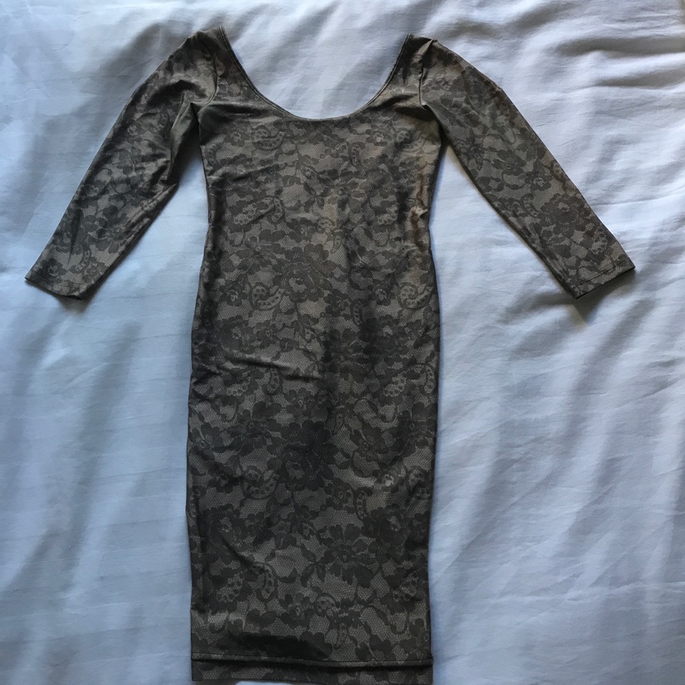 American Apparel  body con dress. Lace design