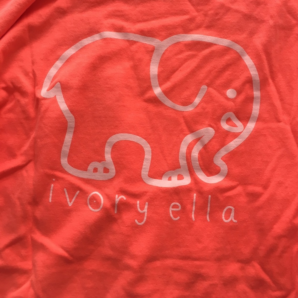 Bright peach ivory Ella long sleeve